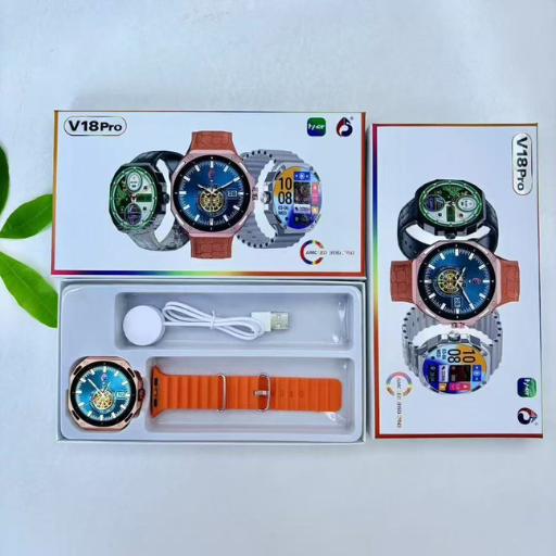 Stylish V18 Pro Bluetooth Calling Smartwatch for Men/Women