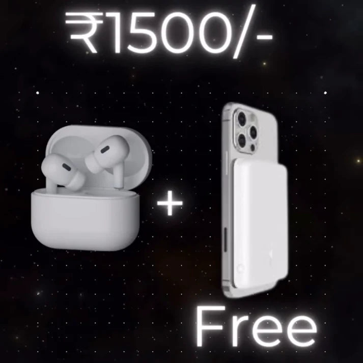 Air Pro 2nd Generation ANC (Type - C) | Free 5000mah Magsafe Powerbank | 100% Warranty Covered  638 reviews